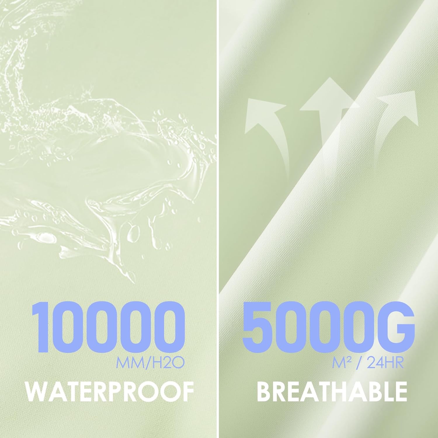 SOPPY Raincoat for Women Ladies Lightweight Long Waterproof Coat Rain Jackets - Image 8