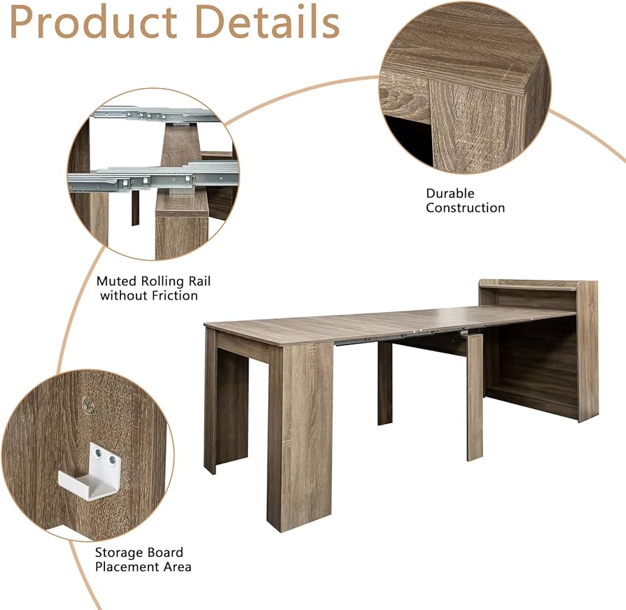 Amazon.com - Extendable Dining Room Table, 20