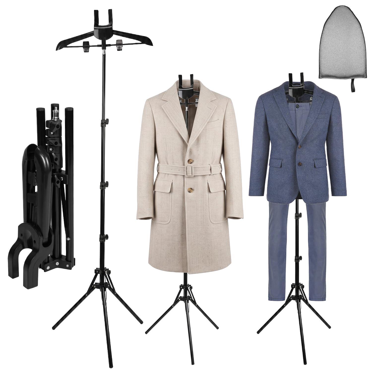 TONINT Garment hanger with Ironing Gloves
