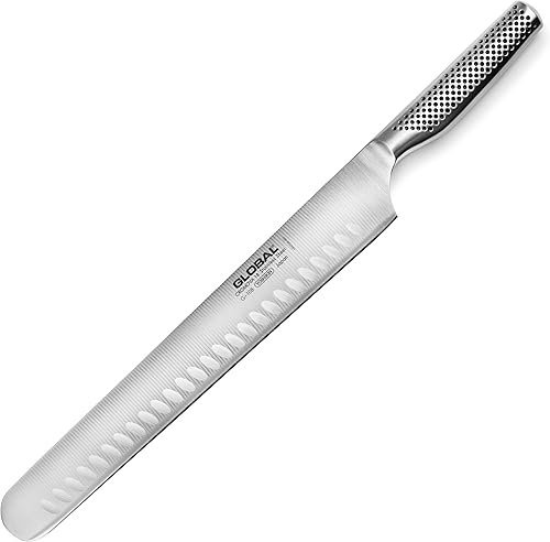 Global Model X Cuchillo de corte de pechuga de 12 pulgadas, fabricado en Japón