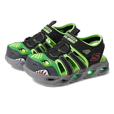 SKECHERS KIDS Thermo Splash Hydro Flare 400613L (Little Kid/Big Kid) Boys Shoes Black/Lime