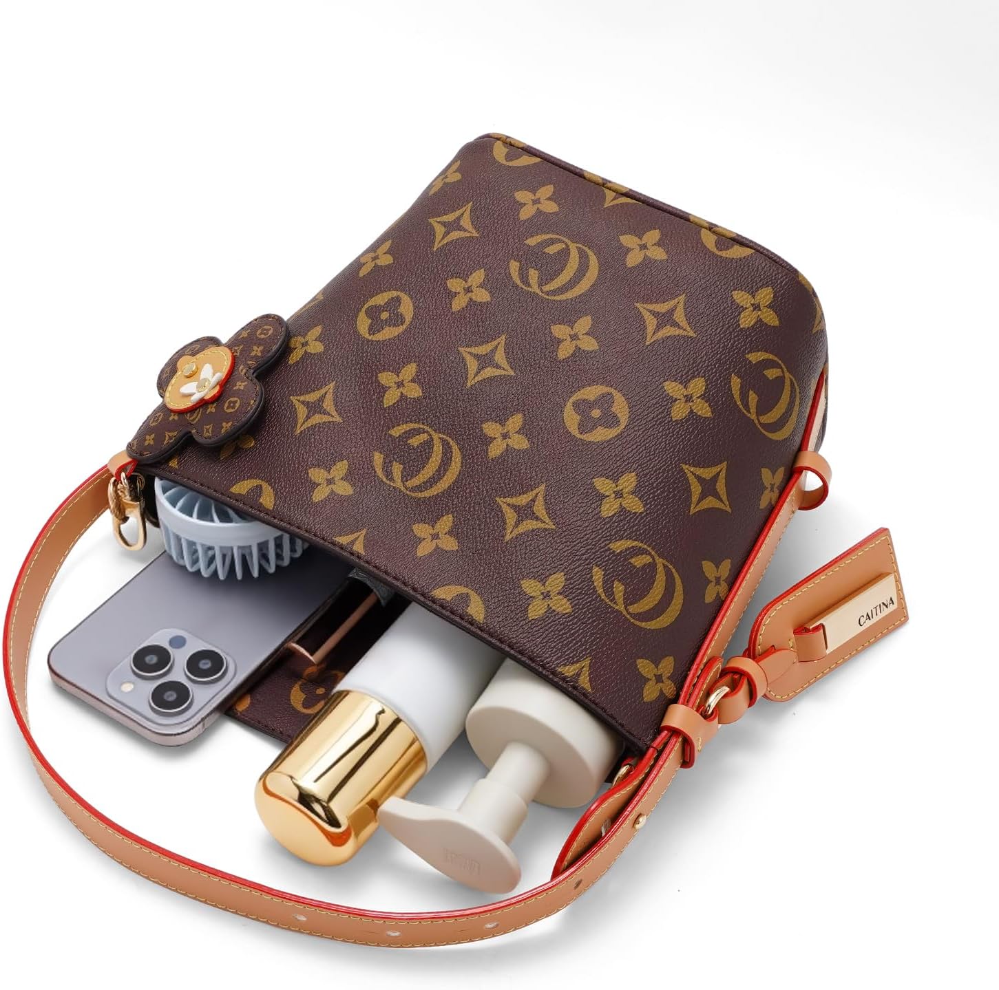 Tote Bag for Women Satchel Bag Top Handle Handbag Bucket Purse Crossbody Purses Shoulder/Clutch with Coin Purse