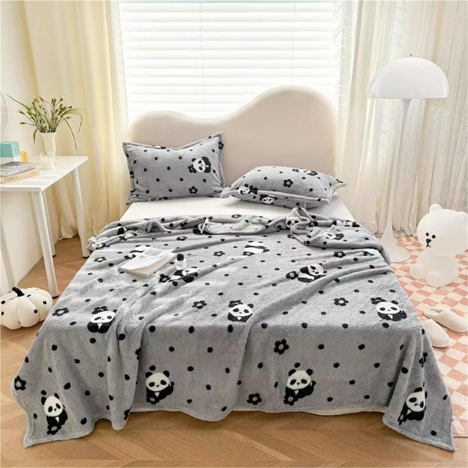 LLiuvcc Cozy Plush Throw Blanket，Nap Blanket，Fluffy Warm Plush Blanket for Bed Sofa Living Room，Suitable for All Seasons(Color4,200x230cm)