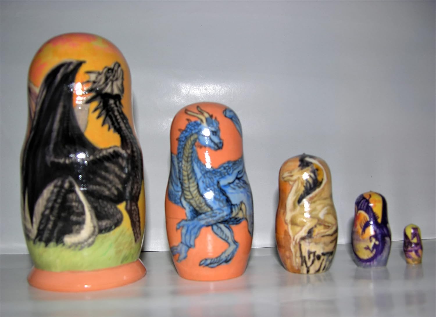 Dragons nesting doll