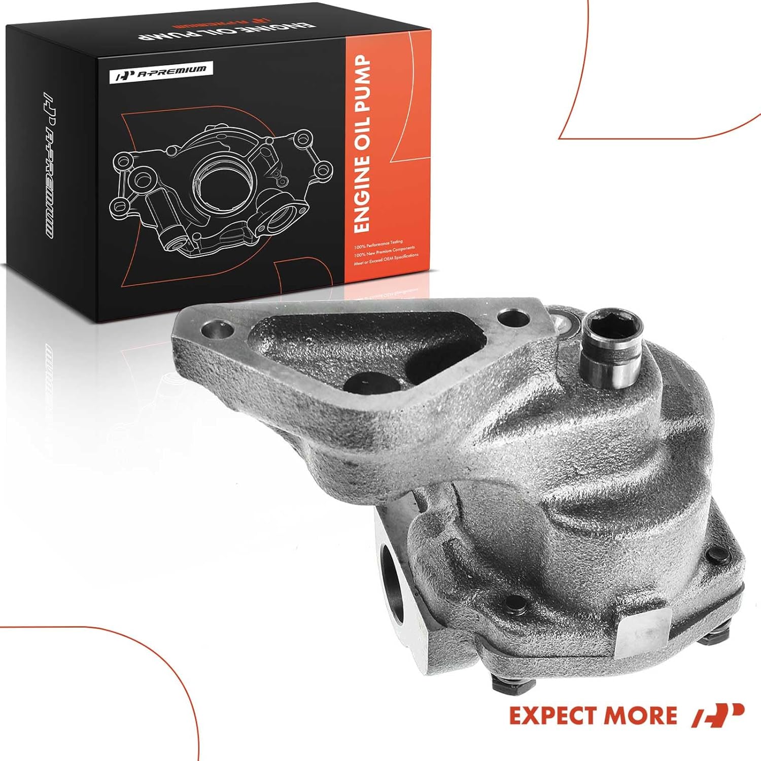 A-Premium Oil Pump Compatible with Chevrolet Equinox, Malibu, Impala, Camaro, Cavalier, Lumina & Buick Regal & GMC Sonoma & Isuzu & Oldsmobile & Pontiac, 2.8L 3.1L 3.4L