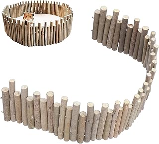 Haosie Flexible Wooden Bridge, Hamster Fence & Platforms - 23.6In Accessories