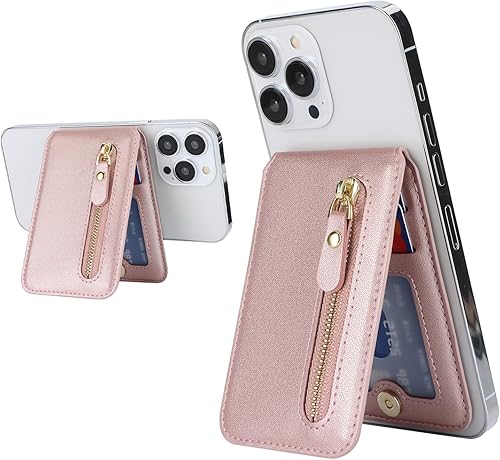 Miniatura 8 de Cavor Cartera Magsafe para Magsafe, cartera Magsafe de Apple con soporte ajustable, cartera magnética para iPhone 14 Pro Max14 Pro1514 Plus1312,