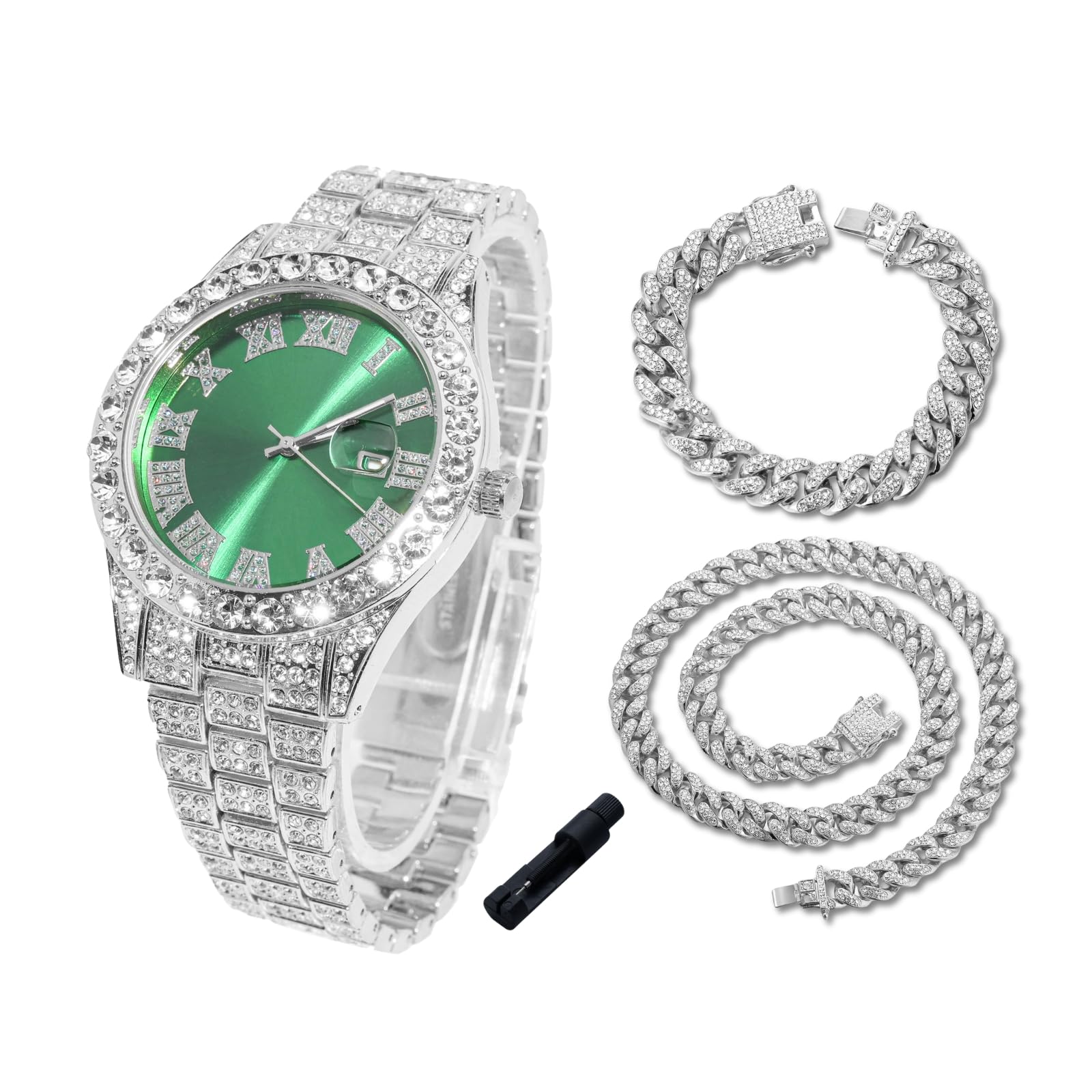 Halukakah Watch for Kids - 42MM Blue/Green/Red Dial - 8" Length