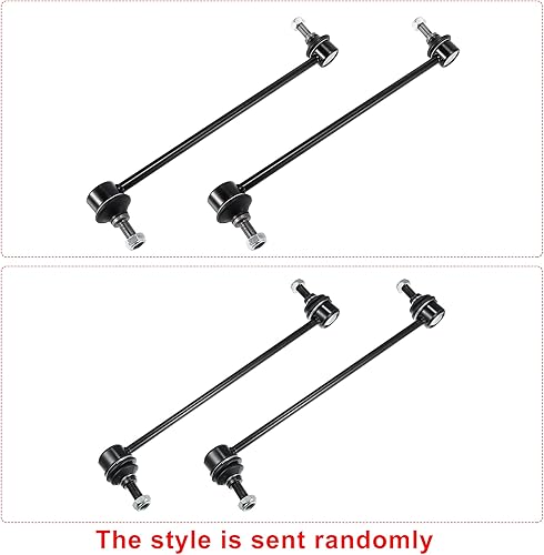 Miniatura 7 de X AUTOHAUX 2 unids coche suspensión estabilizador delantero barra estabilizador extremo enlaces negro K80235 para Mazda 3 5