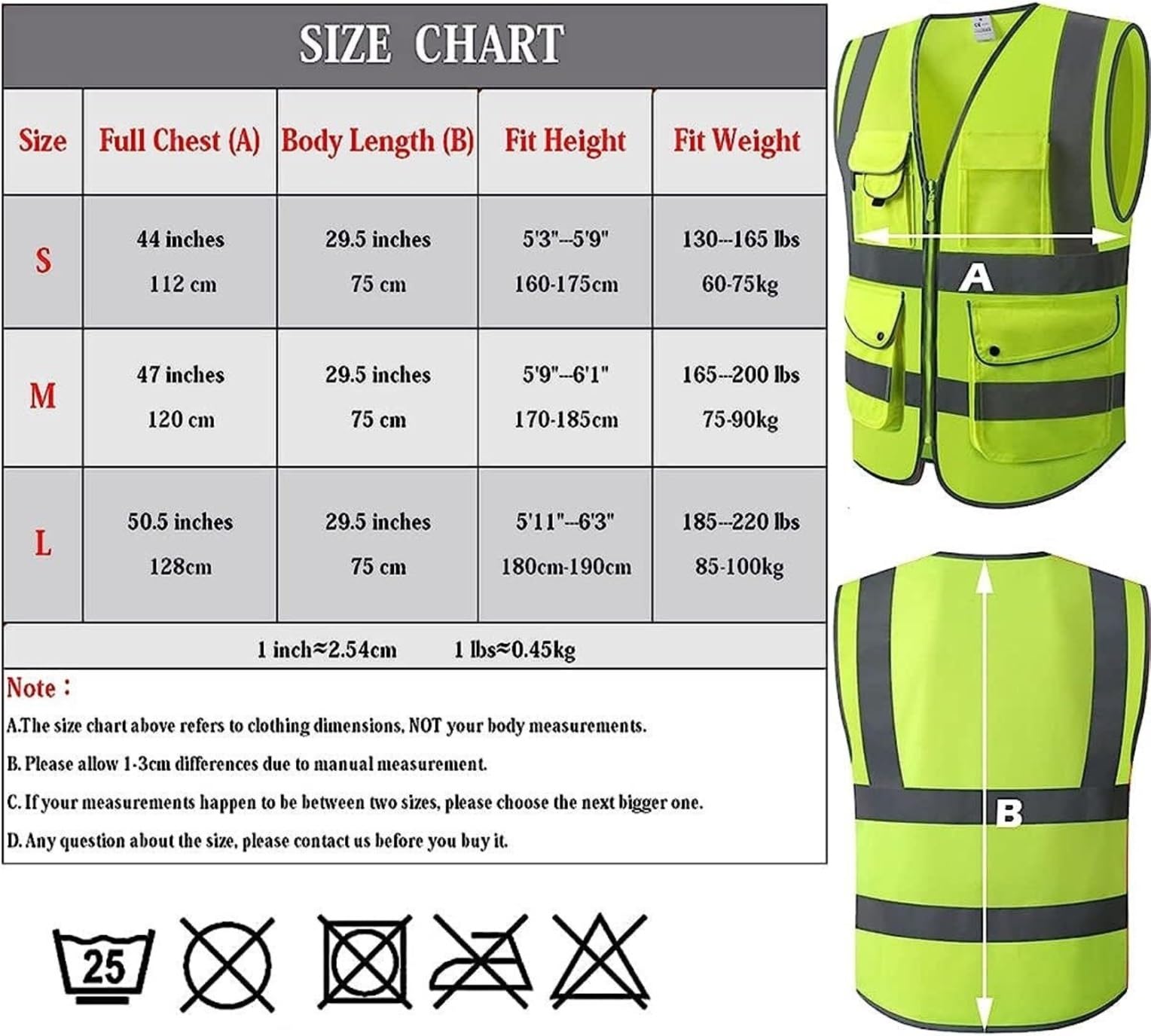 chaleco reflectante, With Reflective Strips Vest