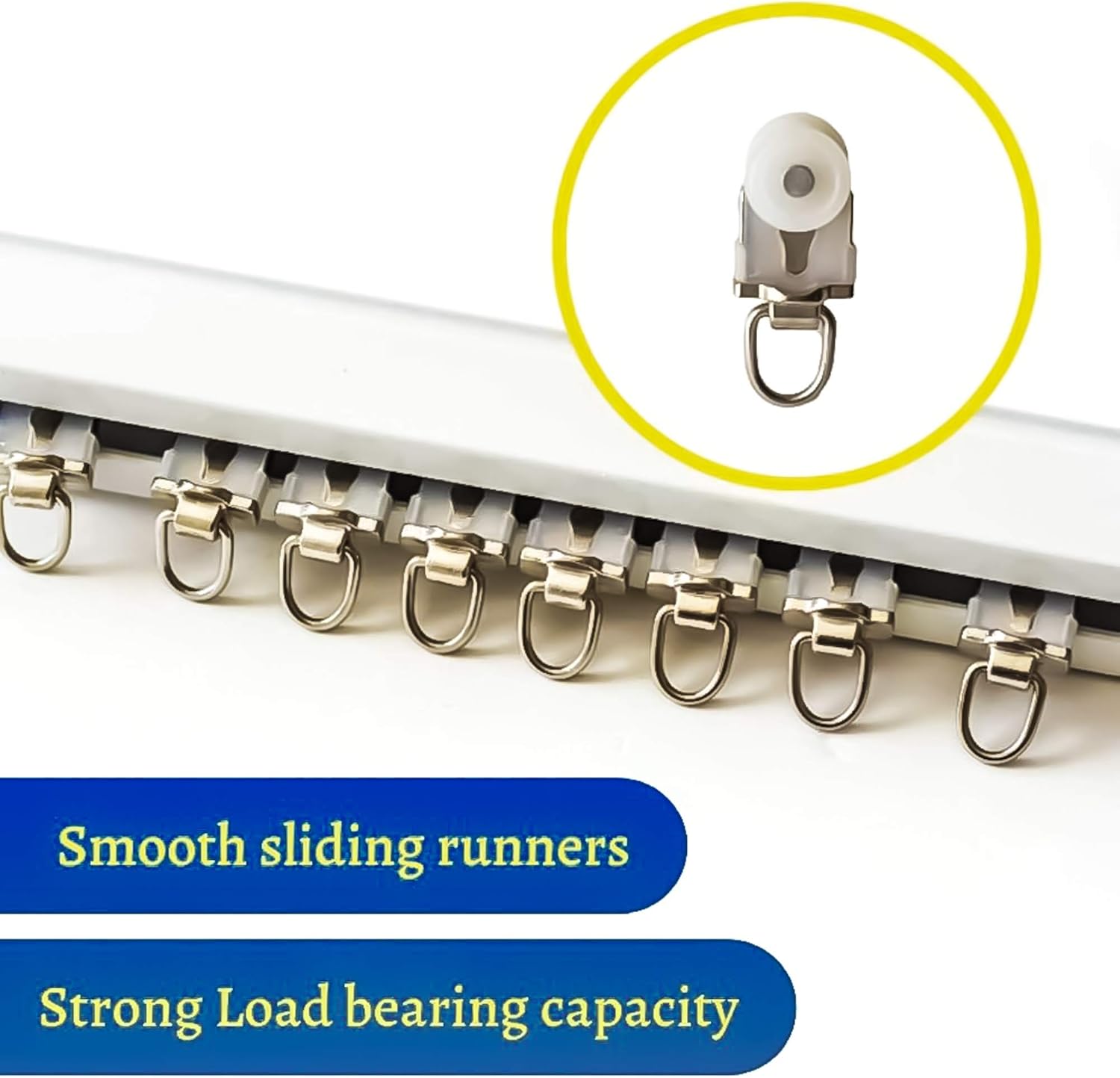 Best Quality 🔥 Curtain Track(3ft-13.1ft)-Ceiling Track for Curtains-Ceiling or Wall mount Curtain Track System-Room Divider-Sliding Curtain Rail for Privacy Living room Bedroom Drop ceiling Shower-Ceiling Track Set