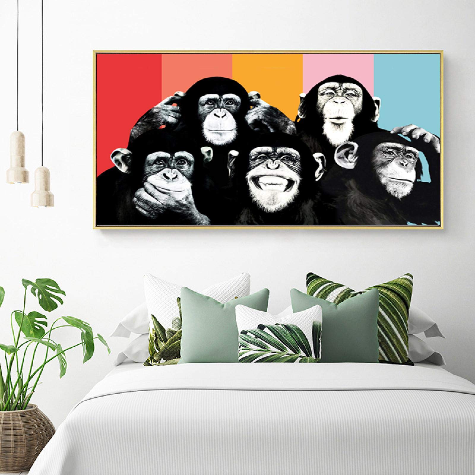 3 Tier-Wandbilder Auf Leinwand 40x50 Cm - Abstrakte Elefanten-Kunst Für Wohnzimmer, Schlafzimmer