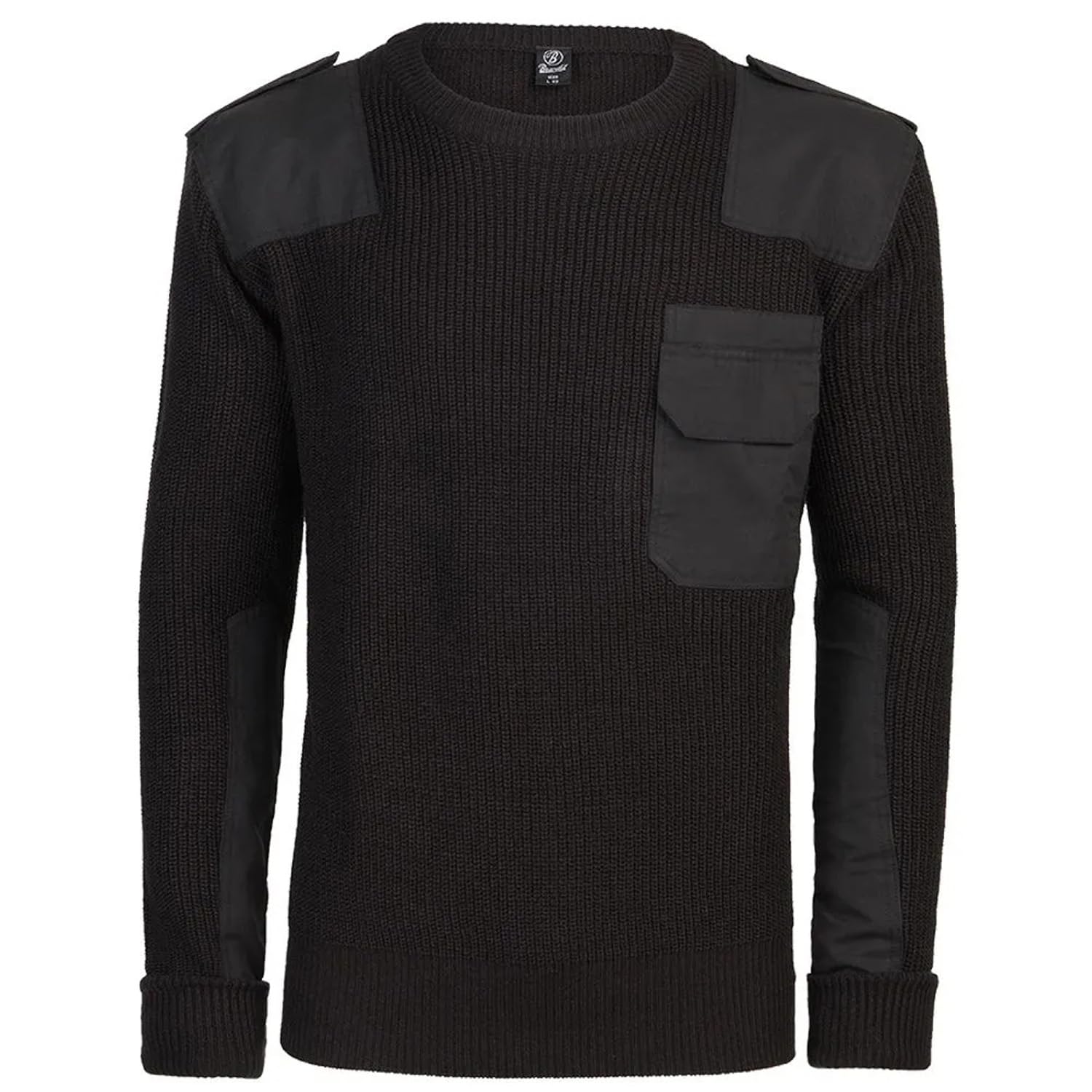 fratelliditalia.org Maglione Pullover Gomiti rinforzati Spalle rinforzate Militare Uomo Invernale