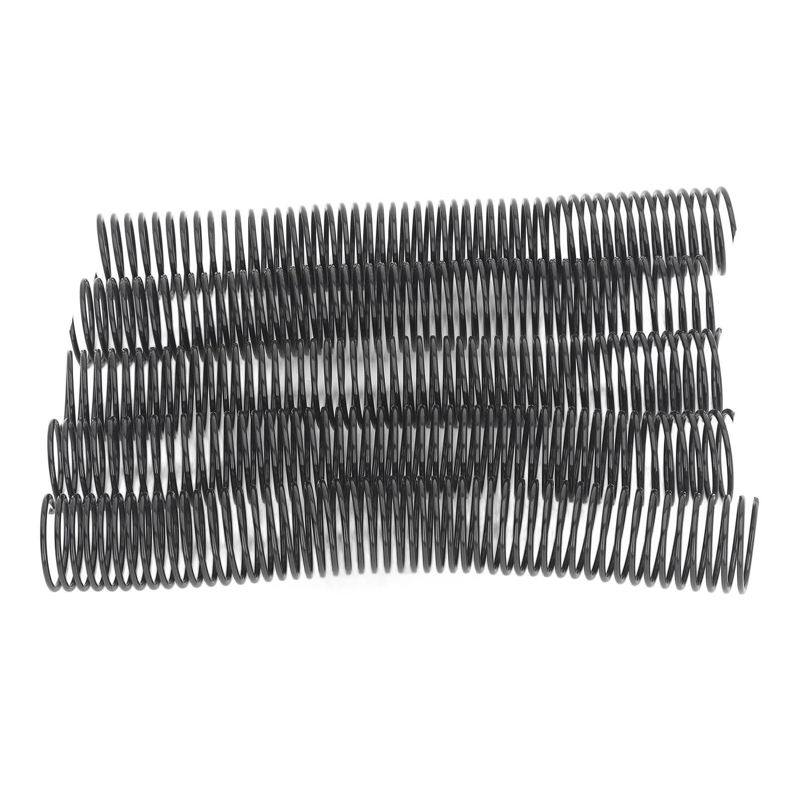 Espiral De Encuadernación, Bobinas De Encuadernación En Espiral De Plástico, Espiral De Encuadernación De 38 Mm De Diámetro 48 Vueltas Paso 4:1 Y Capacidad Para 310 Hojas Para Papel A4 (18Pcs)