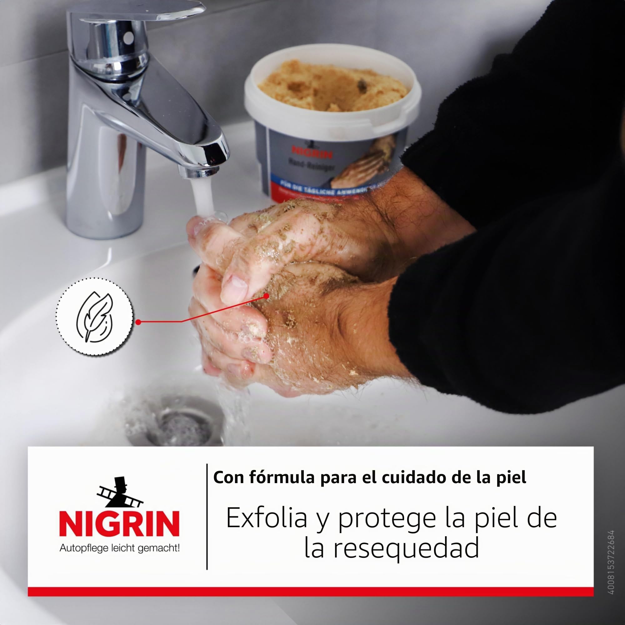 Nigrin RepairTec 72268 Jabón para manos profesional 500 ml