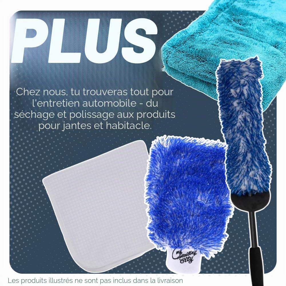 Interior Glove - Gant pour le nettoyage intérieur - Idéal pour le cuir, les plastiques et les coussins - 21 x 15 cm - Efficace et absorbant