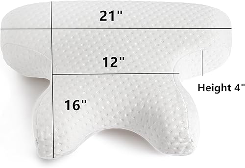 Miniatura 2 de Almohada de espuma viscoelástica CPAP para viajes y hogar para dormir de lado y de espalda. Apnea del sueño Todos los usuarios de máscaras para