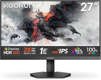 KOORUI G2721P écran gaming 27" QHD 200Hz IPS - photo 1