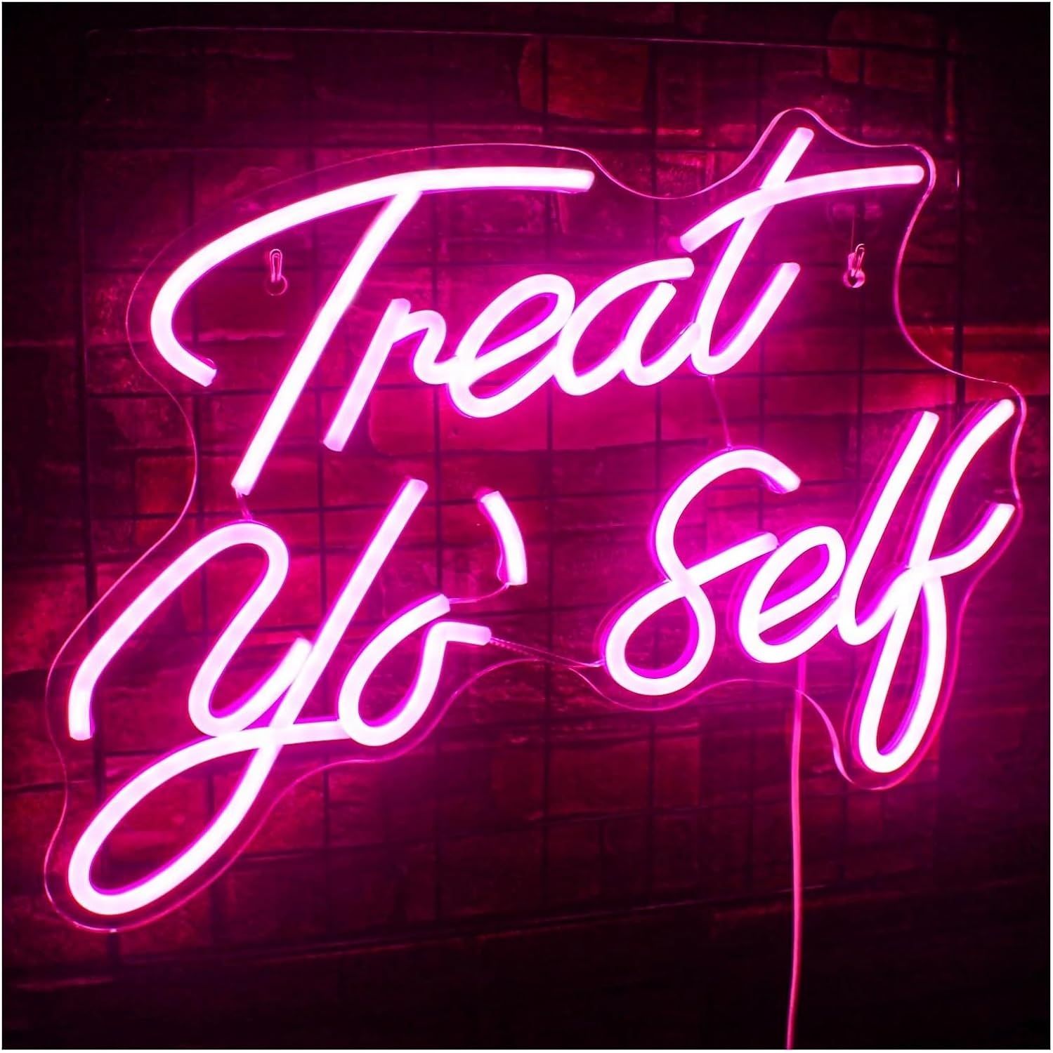 ネオンサイン LED Treat You Self ネオンライト LED サイン寝室バー
