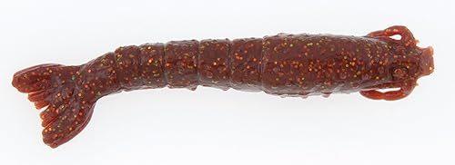 Miniatura 23 de Berkley Gulp! Shrimp Saltwater Fishing Soft Bait Resplandor de azúcar y especias,New Penny,color fantasía (Nuclear