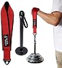 J Bryant Arm Wrestling Training Strap Belt Hand Grip Arm Finger Forearm Exercise Equipment Strengthener and Power Trainer for Cable Machine and Free Weight Workout