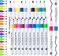 SUPER TOY 18 Shades Acrylic Color Markers Pen Water Colour Paint Pens for Wood, Canvas, Stone, Rock Painting, Glass, Cer