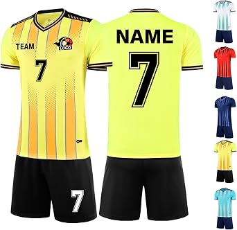 Custom Soccer Jersey Kid Youth Adult Personalized Soccer Outfit for Boys Girls