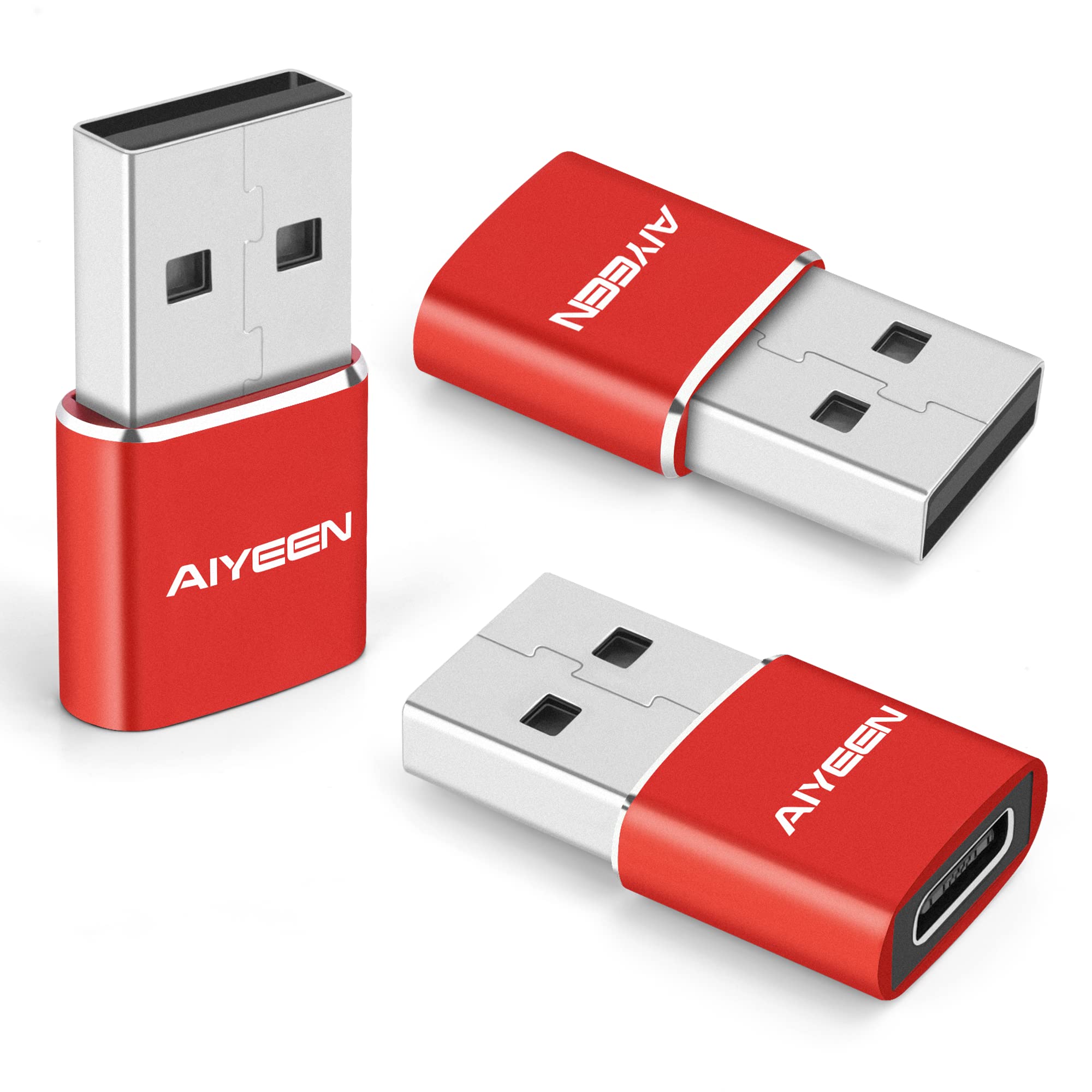 Upgraded USB C Female to USB A Male Adapter,Type C to USB A Charger Cable Converter for Apple iWatch 7 AirPods,MacBook,iPhone 11 12 13 14 Pro Max,iPad