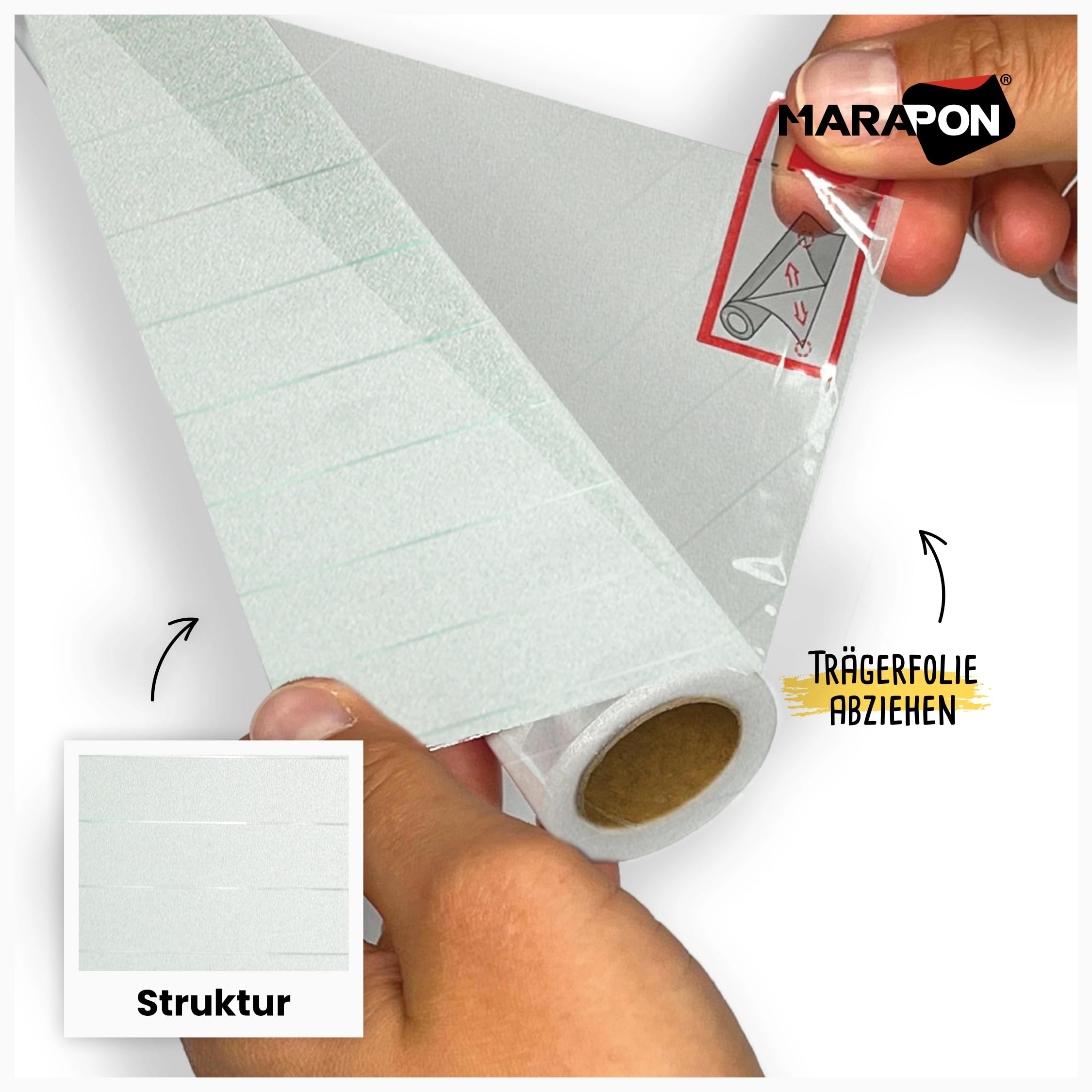 Marapon Fensterfolie Blickdicht von aussen mit Nadelstreifen 0 – Bild 5