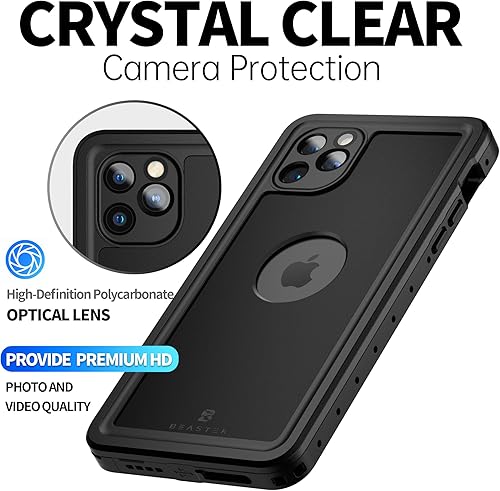 Miniatura 7 de BEASTEK NRE Series - Funda impermeable para Apple iPhone 11 Pro, a prueba de golpes, con protector de pantalla integrado, funda protectora