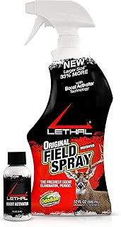Lethal Products Lethal Original Field Spray with Boost | Hunting Scent Eliminator Gives You a Advantage: Elimination That Works for All Game and Predators. Stay Lethal.