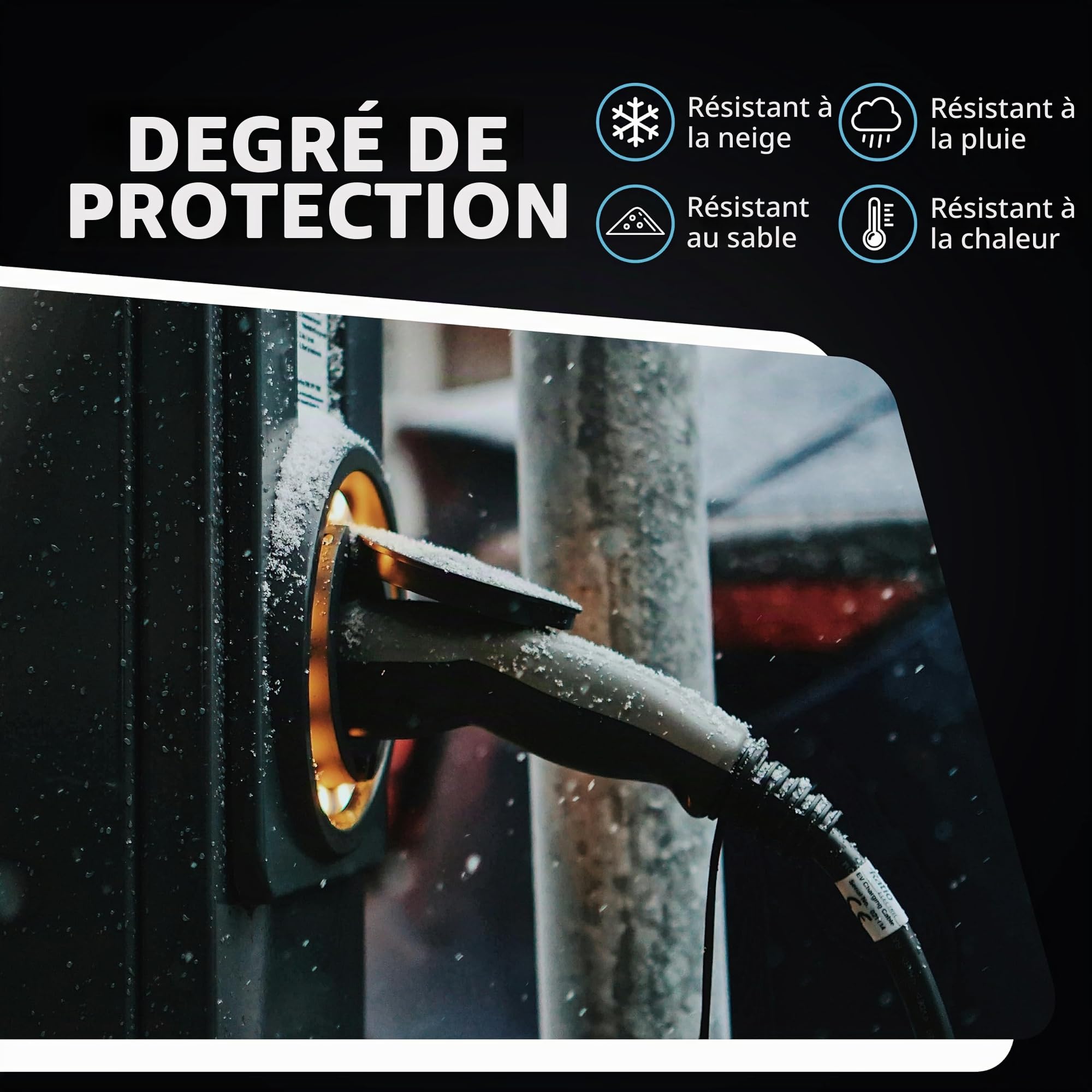 ChargeXpert Chargeur Voiture Electrique 11kw -16A - 15 Metre - Triphasé/Mode 3 - Câble Type2 Recharge Voiture Electrique pour EV/PHEV - Garantie de 2 Ans - Chargeur Voiture Electrique Typ 2