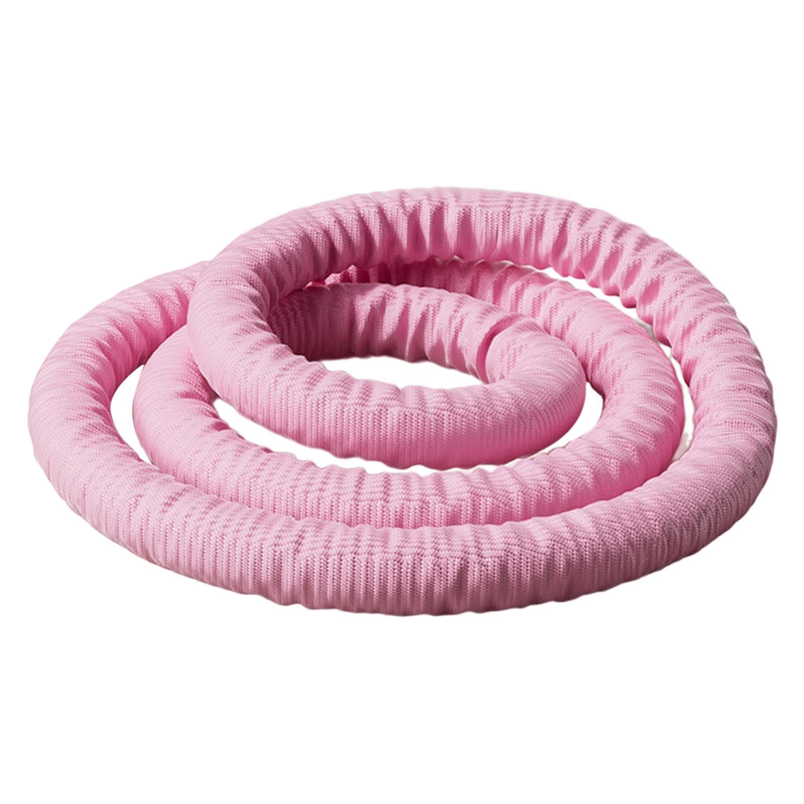TRENDYNEST Weighted Fitness Hoop Multifunction Exercise Hoop for Workout Training Waist Pink | Abdominal Exercisers | Fitness Equipment & Gear-image-49