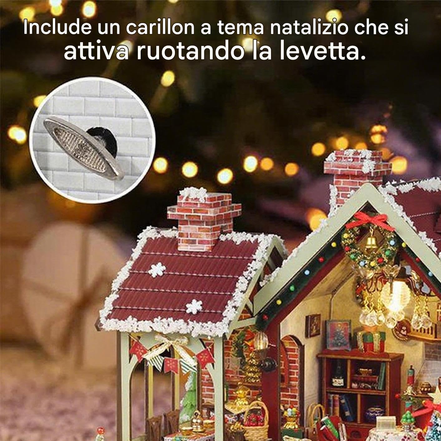 Kit Per Casa In Miniatura,3D Creativo In Legno Artigianato Fai Da Te | Kit Per Adulti E Adolescenti Per Realizzare Mini Case | Per Famiglia Ragazzi Ragazze Adolescenti Bambini
