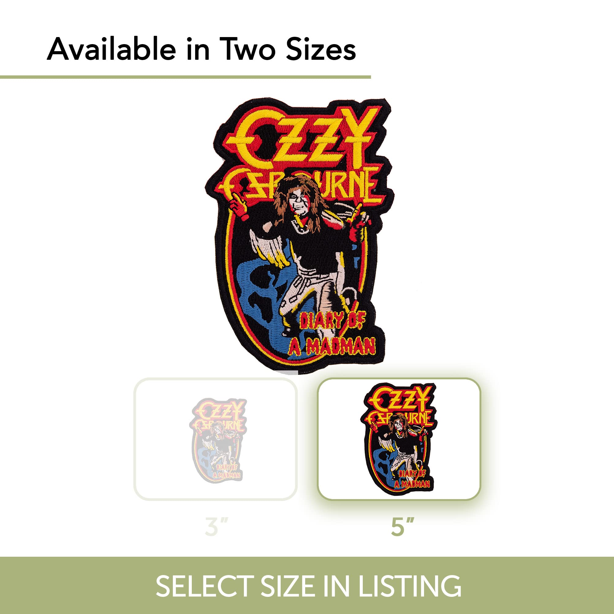 Amazon.com: Desert Cactus Ozzy Osbourne Patch – Embroidered Iron
