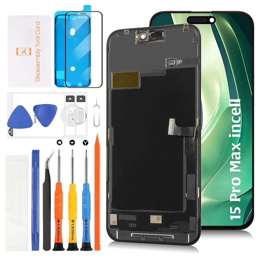 ZY INCELL FHD COF iPhone 15 PRO MAX パネル Amazon.com: Incell Screen for iPhone 15 Pro Max Screen