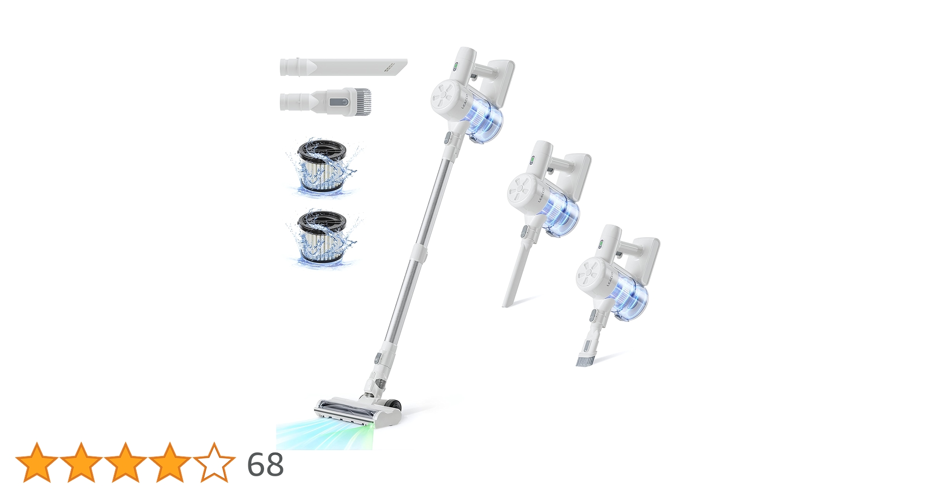 Amazon.co.jp: 掃除機 コードレス 42000pa LEACCO コードレス掃除機