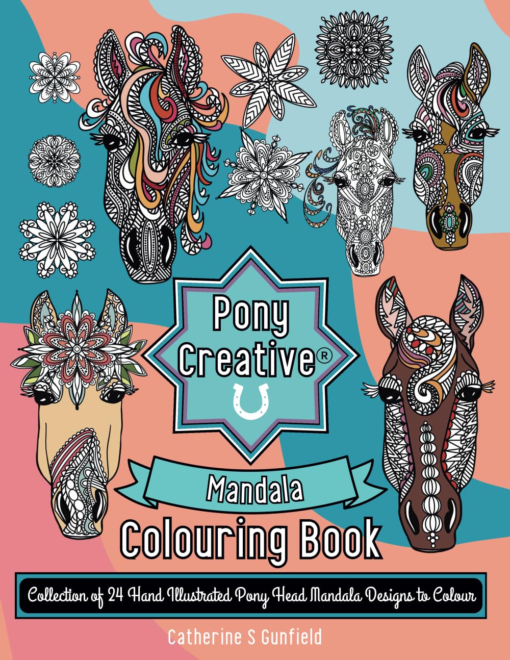 Pony Creative: Mandala Colouring Book