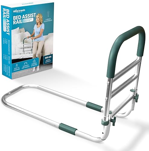 NEDA - Rieles de cama ajustables para adultos mayores, mango de asistencia de cama médica, riel de apoyo de seguridad para personas mayores, riel de
