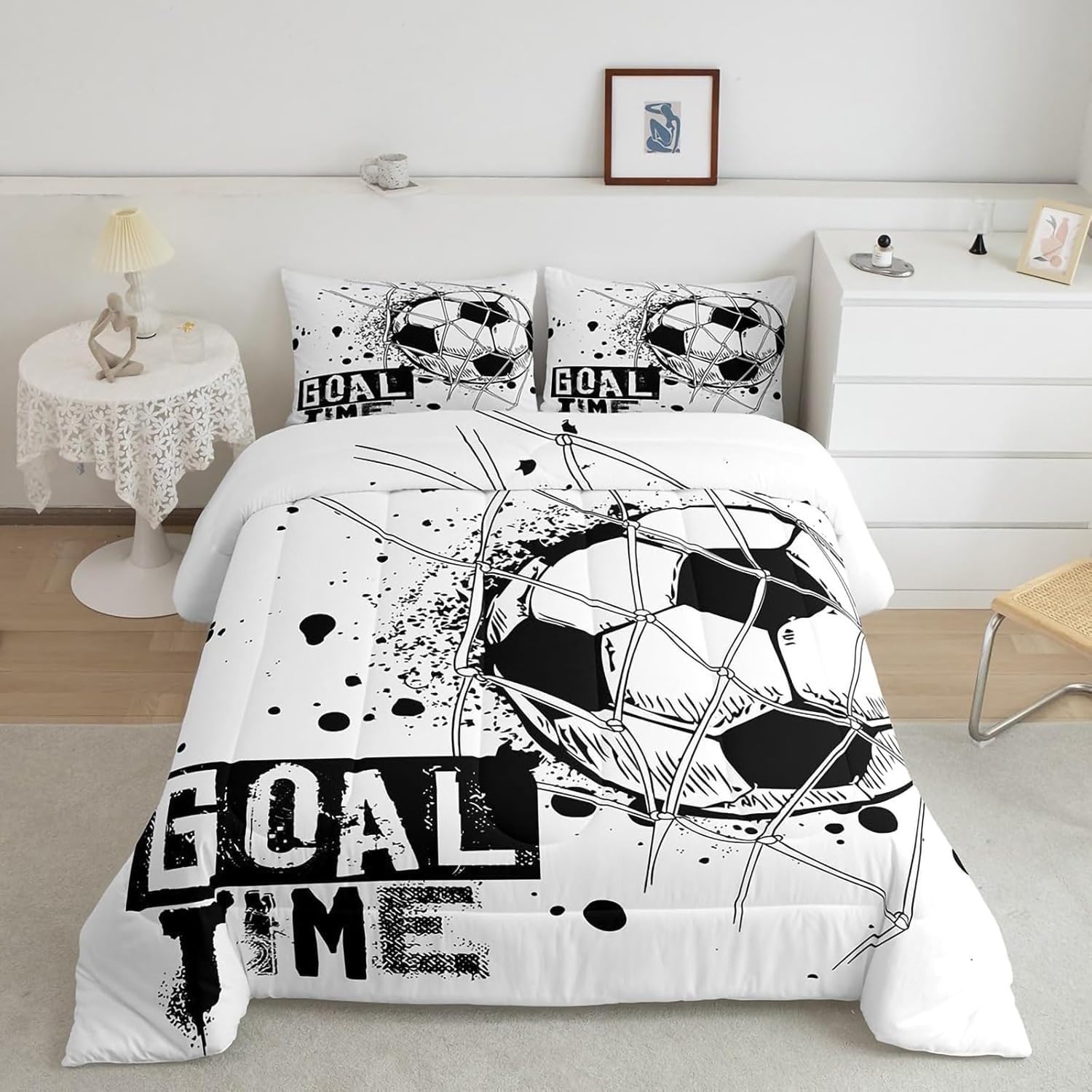 Couette 240x260 chaude football pour des nuits douces de supporter