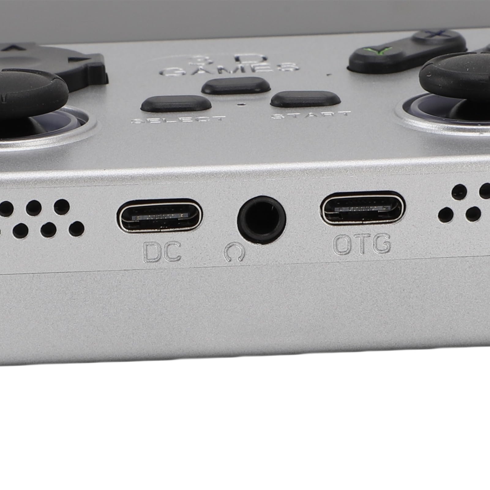 AMONIDA Console di Gioco Portatile retrò da 4 Pollici con Spazio di Archiviazione da 256 GB e Batteria da 4000 MAh per Giochi in Movimento (SILVER)