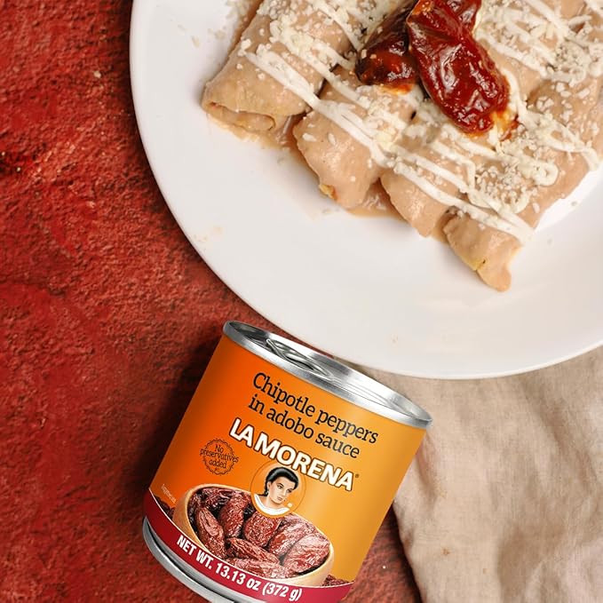 La Morena Chiles Chipotle en Adobo, 13oz (6 paquete) miniatura 3