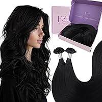 Vista 57 de Fshine Extensiones de cabello humano con cinta, 12 pulgadas, 1.06 oz, balayage, castaño a rubio platino, 20 unidades, cabello Remy lacio invisible