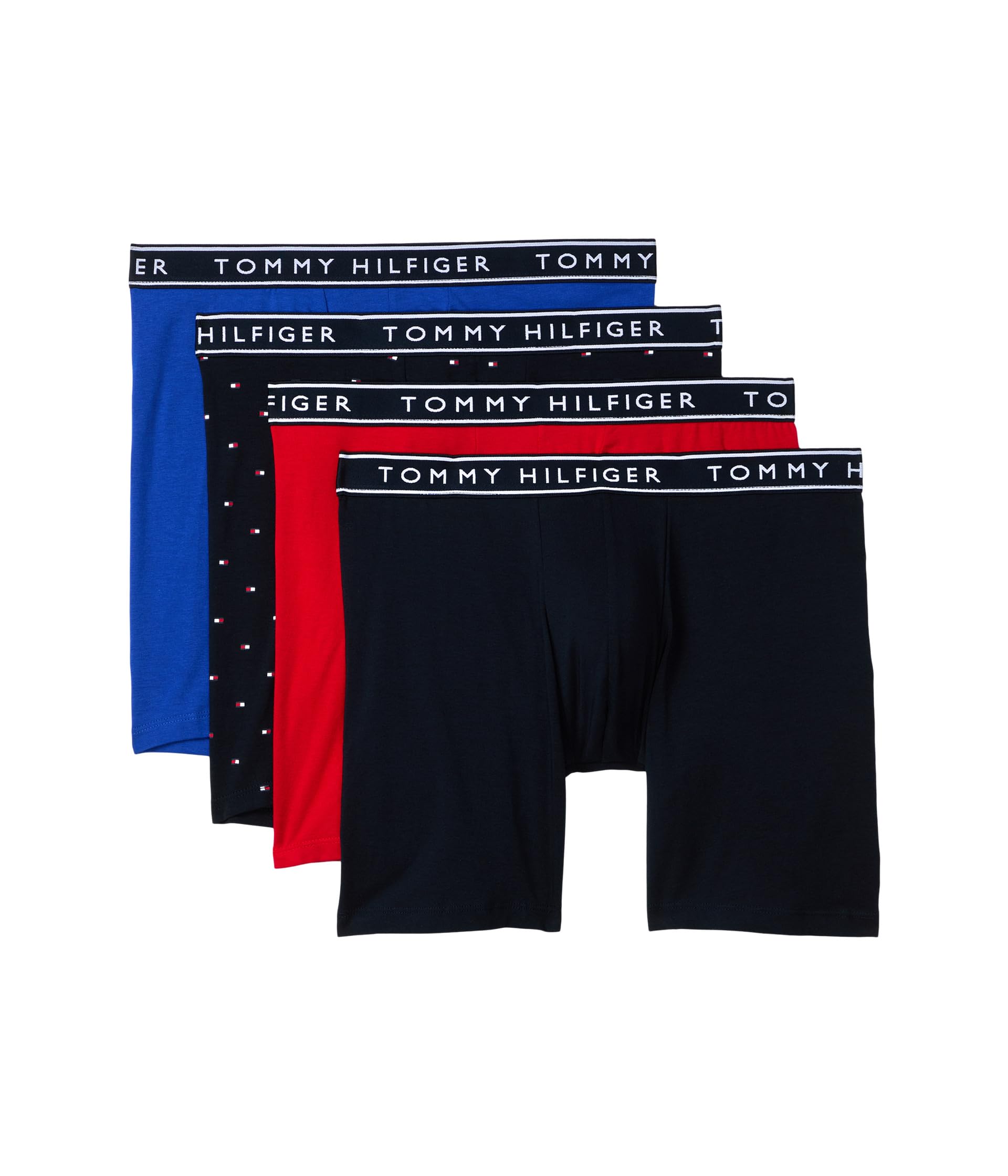 

                                                    Tommy Hilfiger Men's Cotton Stretch 4-Pack Boxer B