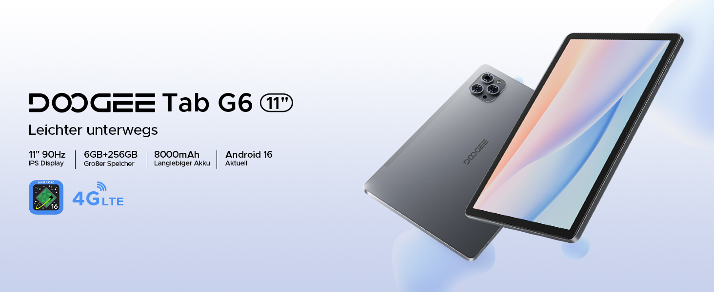 【新品未使用】DOOGEE Tab G6 BLACK　※出品は11日の本日まで！ 楽天市場】【期間限定6000円オフ】新登場Android15タブレット