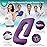 Sasttie Pregnancy Pillows for Sleeping, Jumbo U Shaped Cooling Full Body Pillow with Removable Cover, Pregnant Women Must Haves, Maternity Essential, Purple