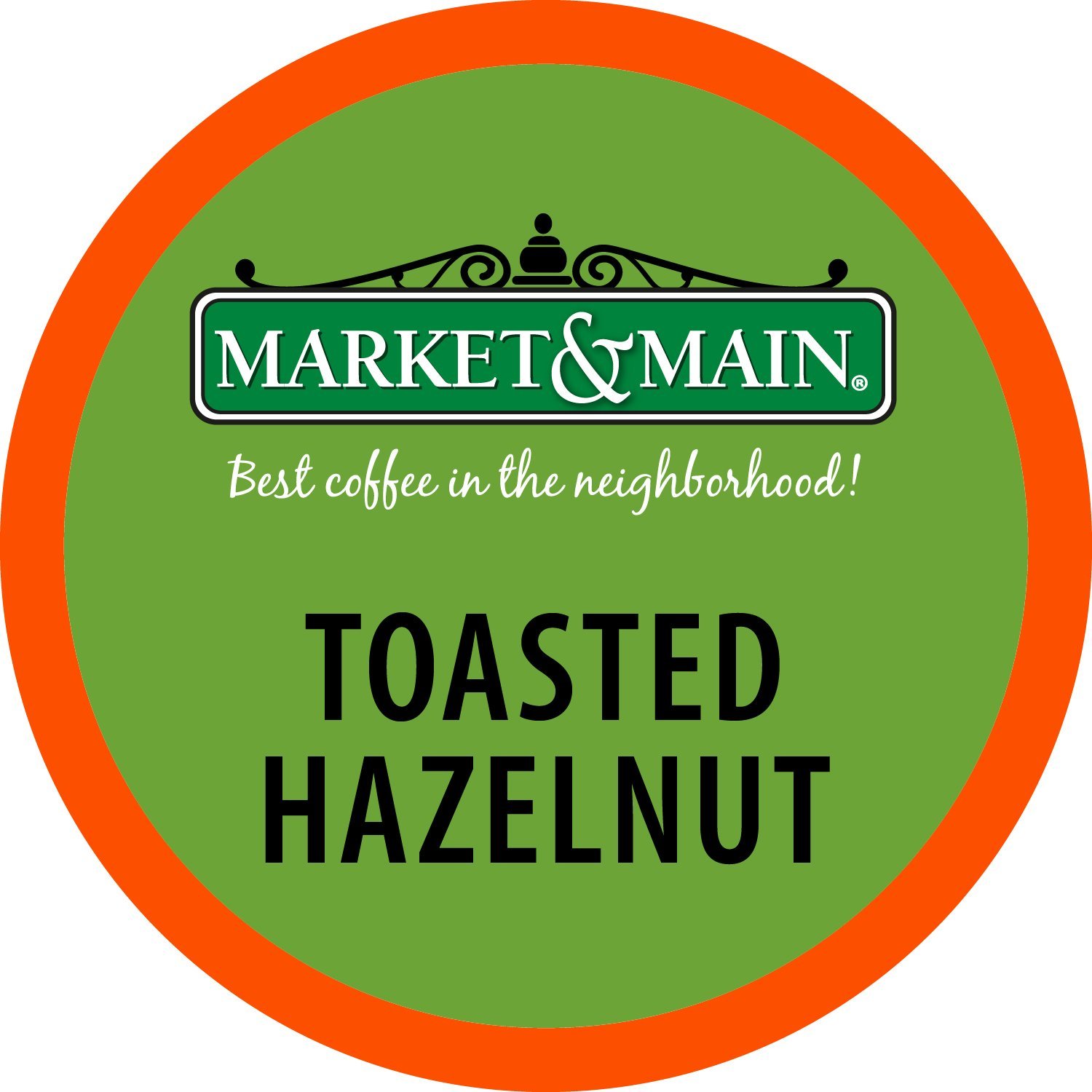 Market & Main® OneCup, Toasted Hazelnut, Compatible with Keurig® K-cup® Brewers, 80 Count