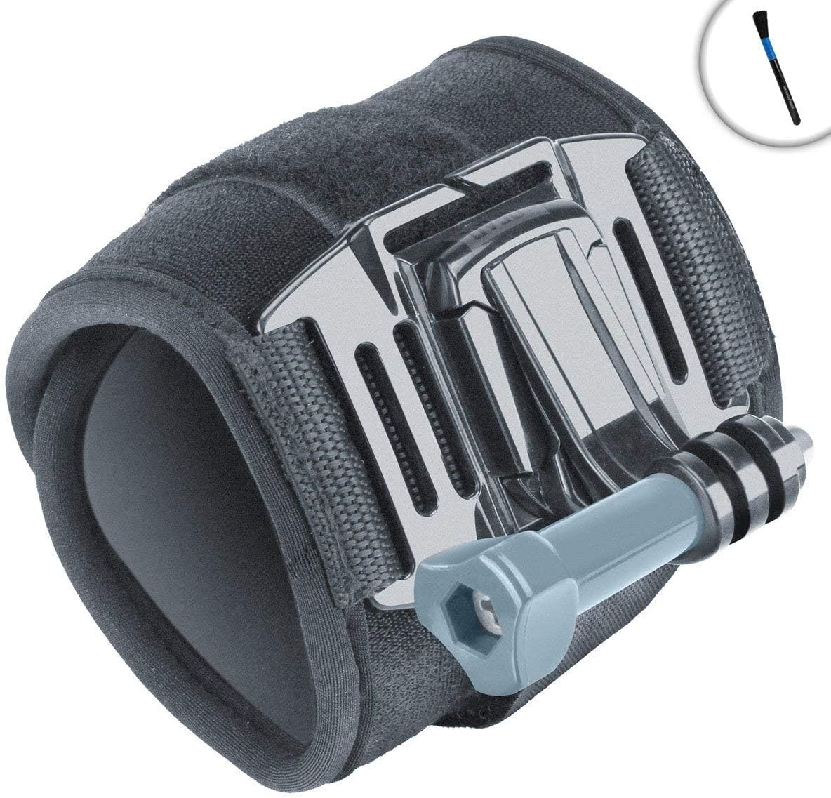 USA Gear Action Camera Wrist Strap Mount w/Neoprene Strap