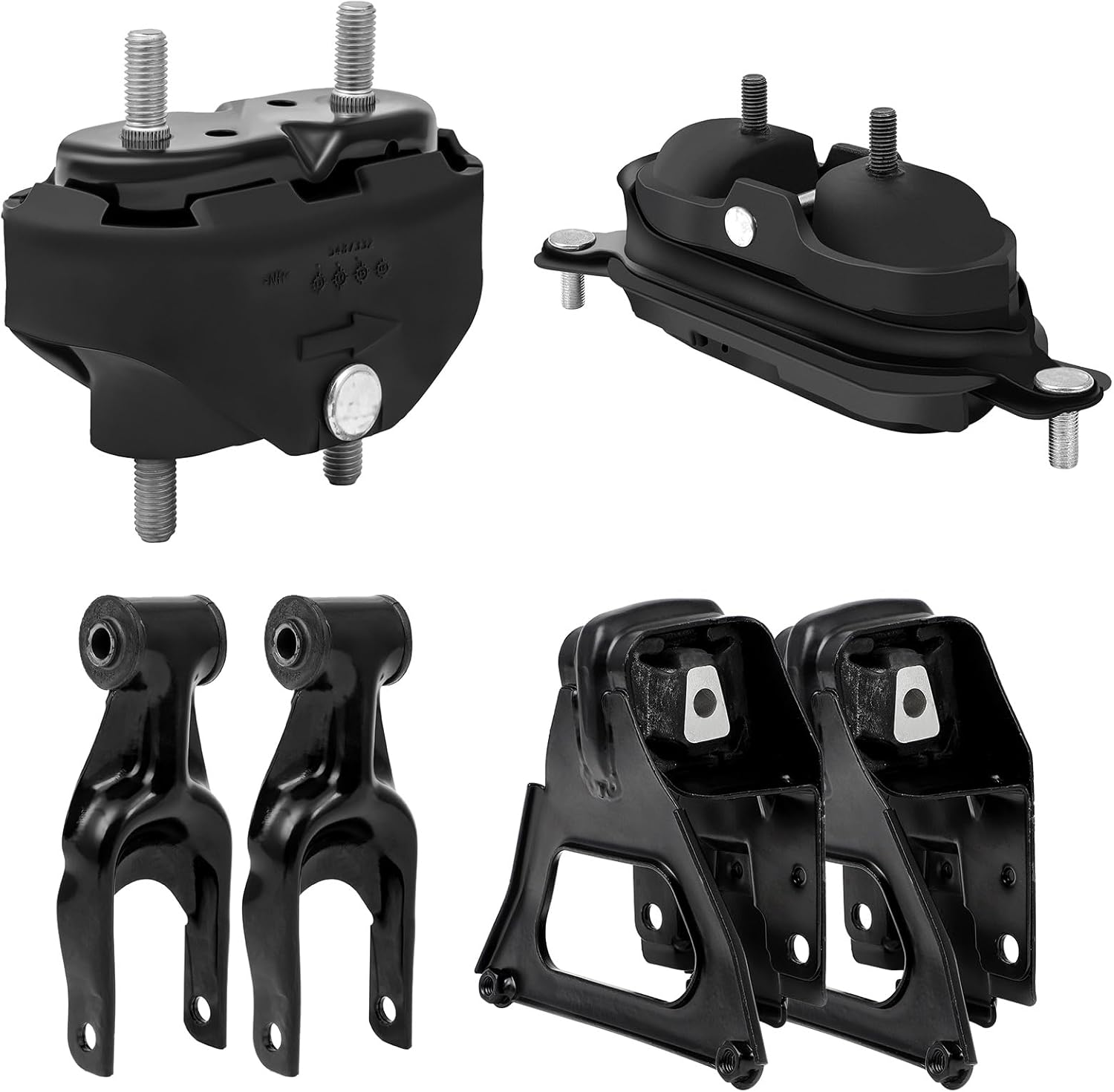 SCITOO Engine Motor Mount Transmission Mount and Torque Strut Mount Set Compatible with 2000-2005 for Chevrolet for Impala/Monte Carlo,OE A2712 A2796 A2866 A2866 A5309 A5309