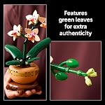 LEGO Botanicals Mini Orchid Building Set - Artificial Orchid, Fake Home Decor, Adults 18 + - Graduation Gift - Home Plant Decorations for Table, Desk, Office - 10343